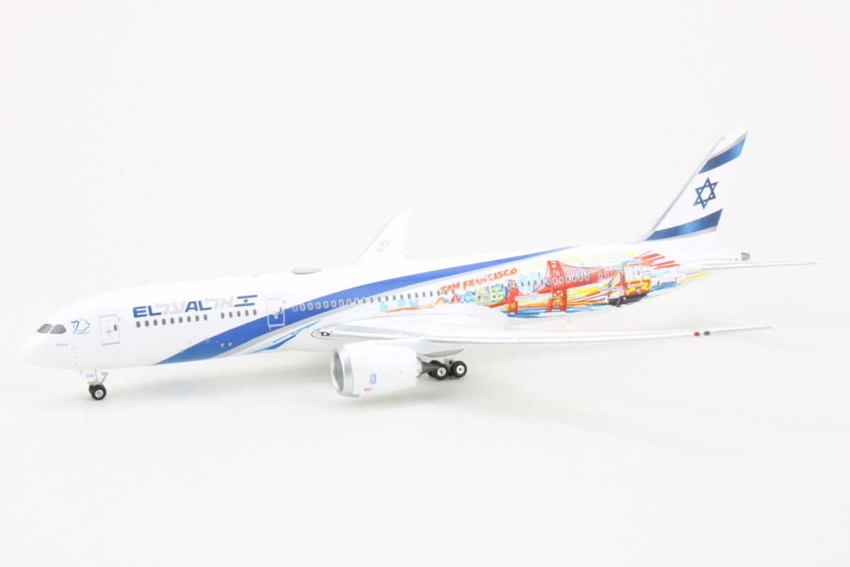 Boeing 787-9 El Al Israel Airlines 4X-EDD Phoenix 11621 1:400 - Image 3