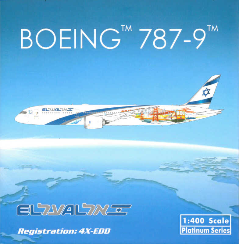 Boeing 787-9 El Al Israel Airlines 4X-EDD Phoenix 11621 1:400