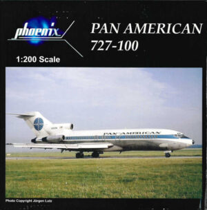 Boeing 727-100 Pan Am Airways "Jet Clipper Betsy Ross" N357PA Phoenix 20001 1:200