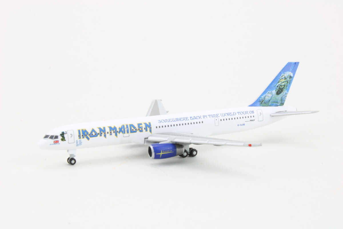 Boeing 757-200 "Ed Force One" Iron Maiden World Tour 08 G-OJIB Herpa 535250 1:500 - Image 3
