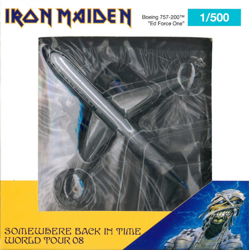 Boeing 757-200 "Ed Force One" Iron Maiden World Tour 08 G-OJIB Herpa 535250 1:500