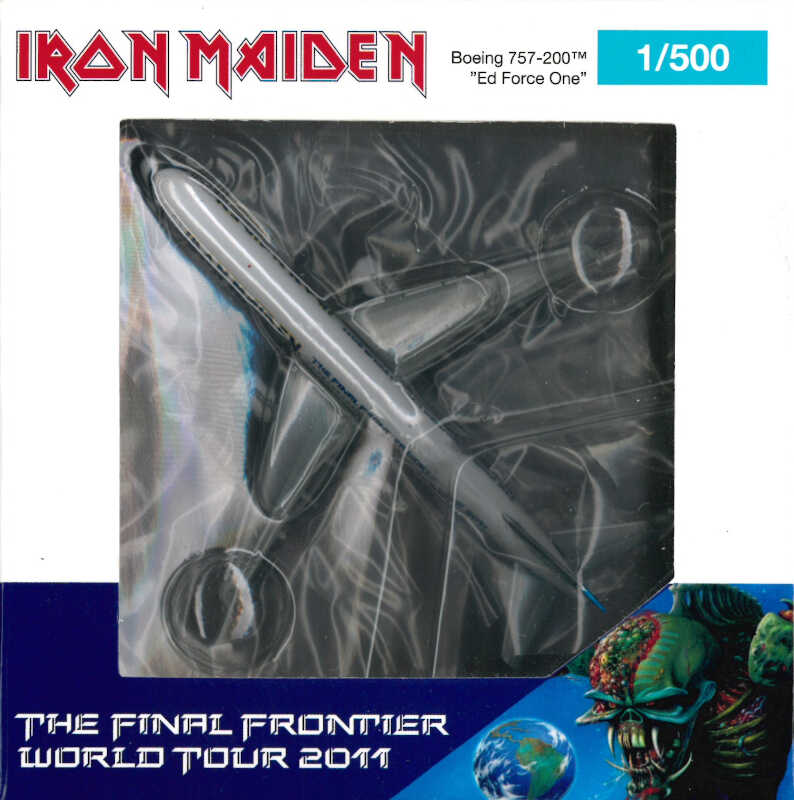Boeing 757-200 "Ed Force One" Iron Maiden World Tour 2011 G-STRX Herpa 535267 1:500