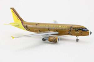 Alternative view of Airbus A319-112 Germanwings "Berlin Bearbus" D-AKNO Herpa 551236 1:200