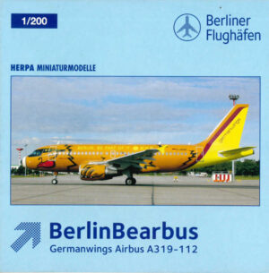 Airbus A319-112 Germanwings "Berlin Bearbus" D-AKNO Herpa 551236 1:200