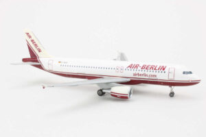 Alternative view of Airbus A320 Air Berlin D-ABDD Herpa 551823 1:200