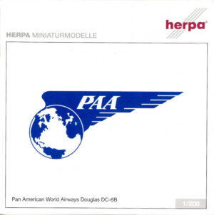 Douglas DC-6B Pan Am World Airways N6520C Herpa 555210 1:200