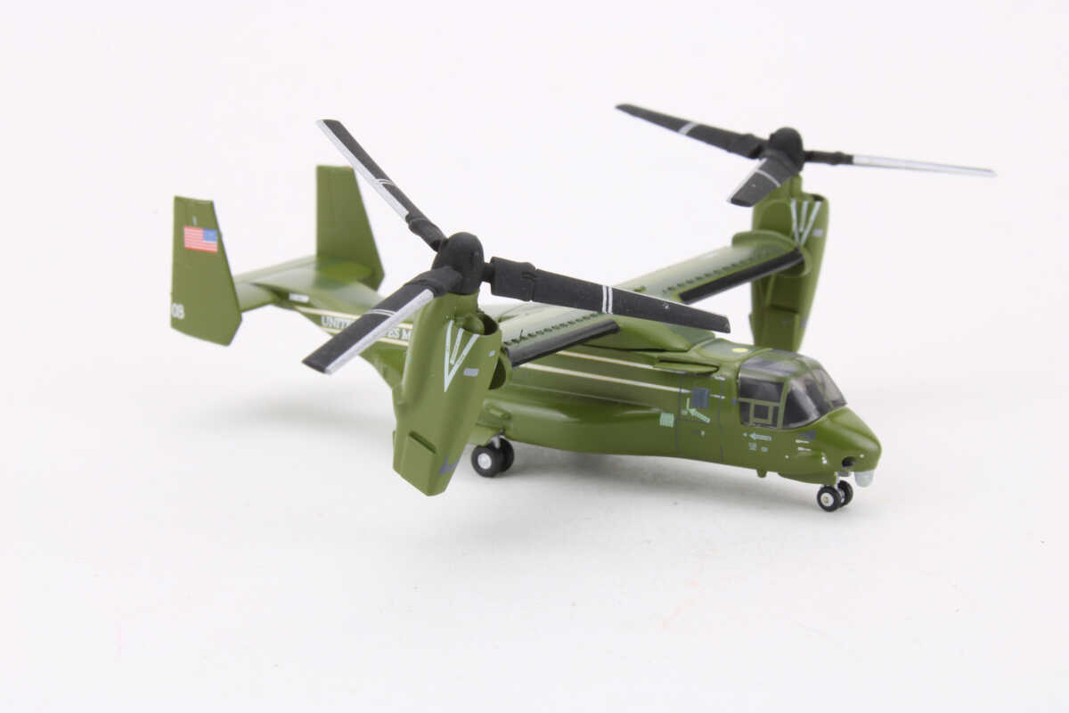 Boeing MV-22B Osprey U.S. Marine Corps HMX-1 "Nighthawks" Herpa 557368 1:200 – Bild 2