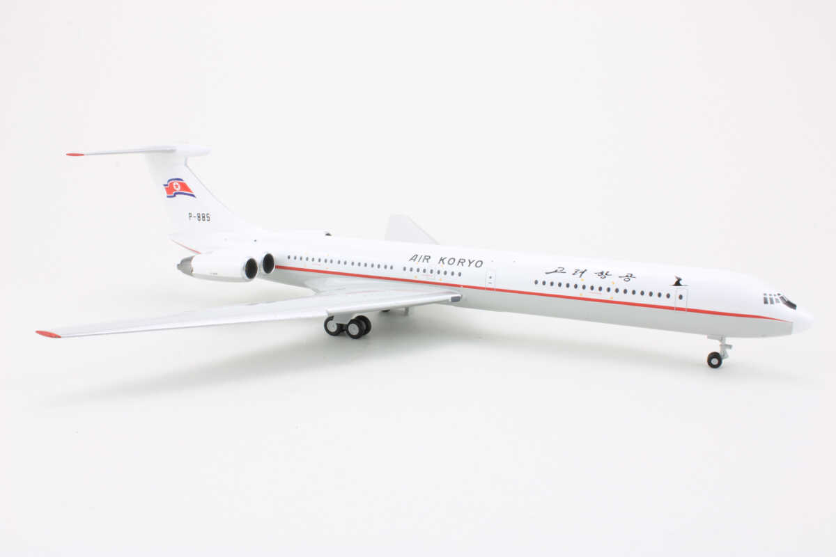 Ilyushin IL-62M Air Koryo P-885 Herpa 571128 1:200 – Bild 2