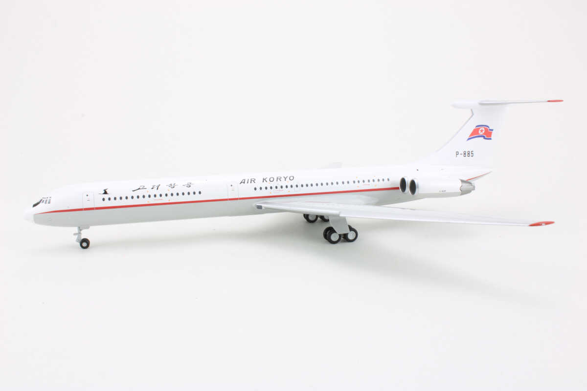 Ilyushin IL-62M Air Koryo P-885 Herpa 571128 1:200 – Bild 3