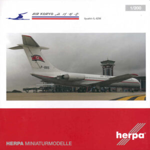 Ilyushin IL-62M Air Koryo P-885 Herpa 571128 1:200