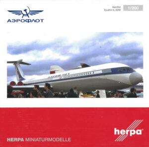 Ilyushin IL-62M Aeroflot "Le Bourget 1971 50th Anniversary" CCCP-86673 Herpa 571524 1:200