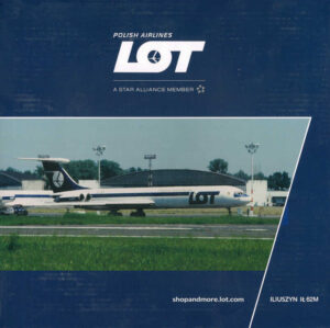 Ilyushin IL-62M LOT Polish Airlines "Wladyslaw Sikorski" SP-LBD Herpa 572682 1:200