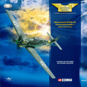 Messerschmitt BF109E-4/B Zerstörergeschwader 1 (Wespengeschwader) Corgi AA32101 1:72