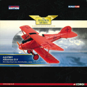 Albatros D.V. Ritt. Manfred von Richthofen, Jasta 11, June 1917 Corgi AA37801 1:48