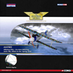 Albatros DVa Ltn Hans Böhning, Jasta 79b, Villiers le Sec, Spring 1918 Corgi AA37805 1:48