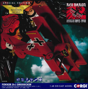 Fokker DR.1 Rittm. Manfred von Richthofen, Jasta 11, JG1, Cappy, France, April 1918 Corgi AA38308 1:48