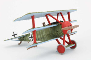 Alternative view of Fokker DR.1 Wolfram Freiherr von Richthofen, April 1918, Death of the Red Baron Corgi AA38310 1:48
