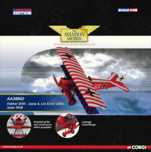 Fokker DVII - Jasta 4, Ltn Ernst Udet, June 1918 Corgi AA38902 1:48