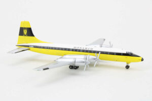 Alternative view of Bristol 175 Britannia 300 Monarch Airlines G-AOVH Aeroclassics ACMON0708 1:400