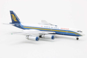 Alternative view of Convair CV-990 Denver Ports of Call N8259C Aeroclassics ACN8259C 1:400