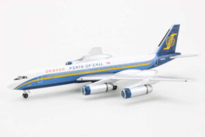 Convair CV-990 Denver Ports of Call N8259C Aeroclassics ACN8259C 1:400 - Image 3