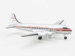 Alternative view of Canadair DC-4M Trans-Canada Air Lines CF-TFM Aeroclassics ACTCA0811A 1:400