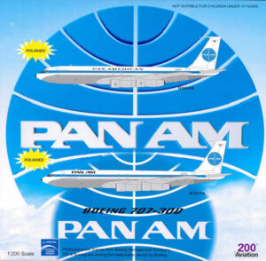 Boeing 707-300 Pan Am Airways N880PA Aviation200 AV2PANAM003P 1:200