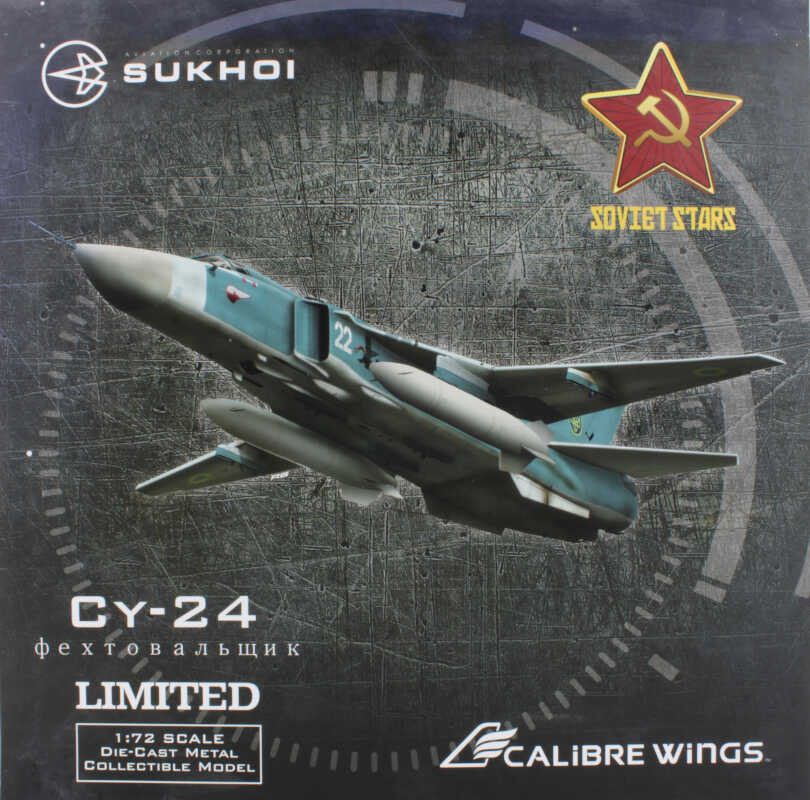 Sukhoi SU-24 Fencer Ukrainian Air Force White 22 Calibre Wings CA722403 1:72