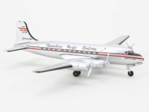 Alternative view of Canadair DC-4M Canadian Pacific Airlines CF-CPI Aeroclassics 1:400