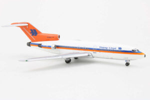 Alternative view of Boeing 727-100 Hapag-Lloyd D-AHLO Aeroclassics 1:400