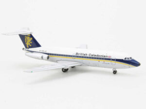 Alternative view of BAC 1-11-200 British Caledonian G-ASJC Aeroclassics 1:400