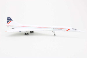 Alternative view of Concorde British Airways G-BOAC Gemini Jets G2BAW699 1:200