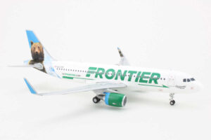 Alternative view of Airbus A320 Frontier Airlines N227FR Gemini Jets G2FFT514 1:200