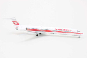 Alternative view of McDonnell Douglas MD-82 TWA Trans World Airlines N903TW Gemini Jets G2TWA456 1:200