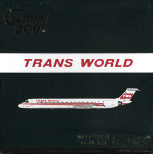 McDonnell Douglas MD-82 TWA Trans World Airlines N903TW Gemini Jets G2TWA456 1:200