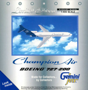 Boeing 727-200 Champion Air N697CA Gemini Jets GJCCP392 1:400