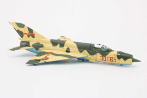 Alternative view of Chengdu J-7 Chinese Air Force, 30065, 29th Air Division, Quzhou AB, 1998 Hobbymaster HA0198 1:72