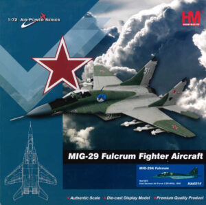 MiG-29A Fulcrum Red 661, East German Air Force (LSK-NVA), 1990 Hobbymaster HA6514 1:72