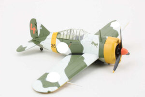 Alternative view of Brewster Model 239 "Buffalo" Finnish Air Force, flown by Ilmari Juutilainen, March 1942 Hobbymaster HA7014 1:48
