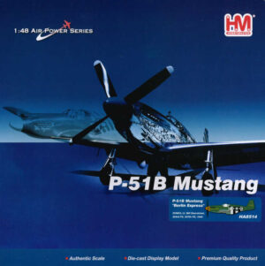 North American P-51B Mustang "Berlin Express", Lt. Bill Overstreet, 363rd FS, 357th FG. 1944 Hobbymaster HA8514 1:48