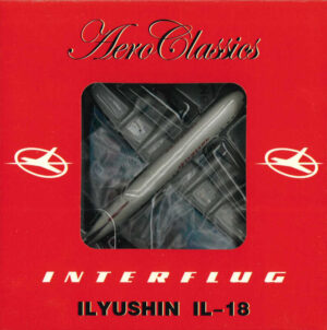 Ilyushin IL-18 Interflug D-AOAU "Exclusive for Scale Hangar Club" Aeroclassics HC-032 1:400