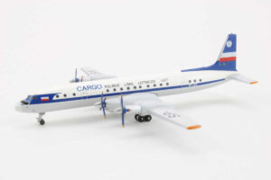Ilyushin IL-18F LOT Polish Airlines Cargo SP-LSA "Exclusive for Scale Hangar Club" Aeroclassics HC-033 1:400 - Image 3