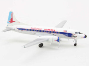 Alternative view of Convair CV-440 Los Angeles Dodgers N1R "Exclusive for Scale Hangar Club" Aeroclassics HC-034 1:400