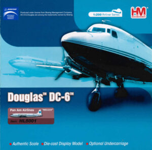 Douglas DC-6 Pan Am Airways N5121V Hobbymaster HL5001 1:200