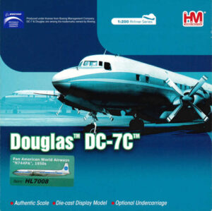 Douglas DC-7C Pan Am Airways N744PA Hobbymaster HL7008 1:200