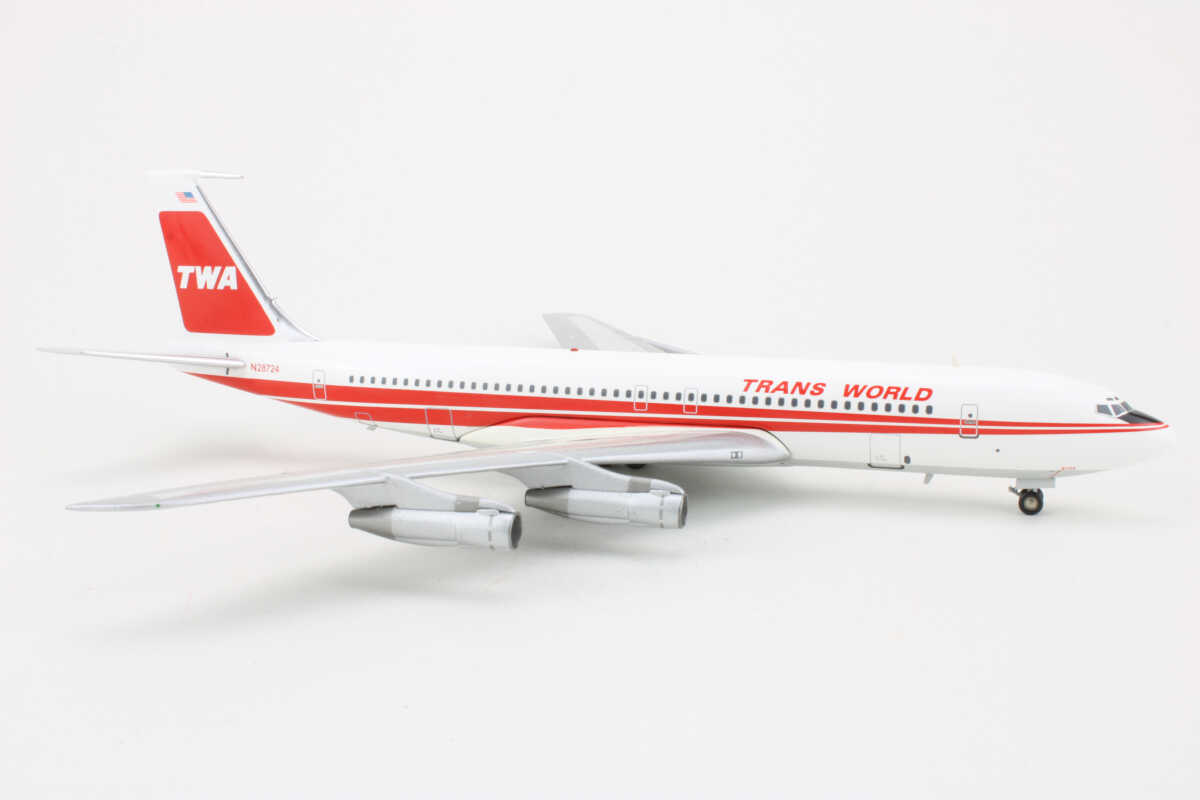 Boeing 707-320B TWA Trans World Airlines N28724 Inflight200 IF7070611A 1:200 – Bild 2