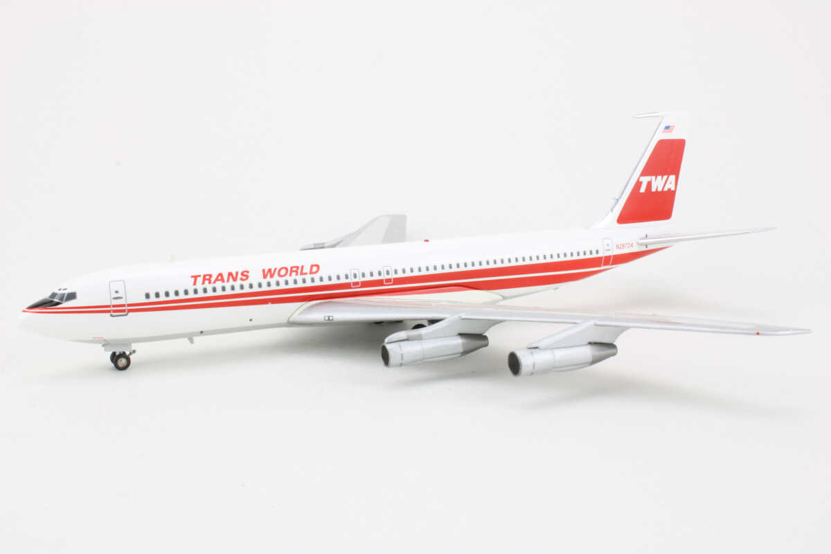 Boeing 707-320B TWA Trans World Airlines N28724 Inflight200 IF7070611A 1:200 – Bild 3