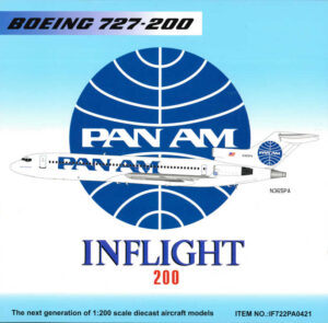 Boeing 727-200 Pan Am Airways N365PA Inflight200 IF722PA0421 1:200