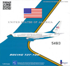 Boeing C-40 Clipper United States of America 54613 Inflight200 IF7370113 1:200