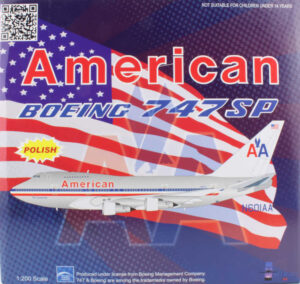 Boeing 747SP American Airlines N601AA Inflight200 IF747SP002 1:200